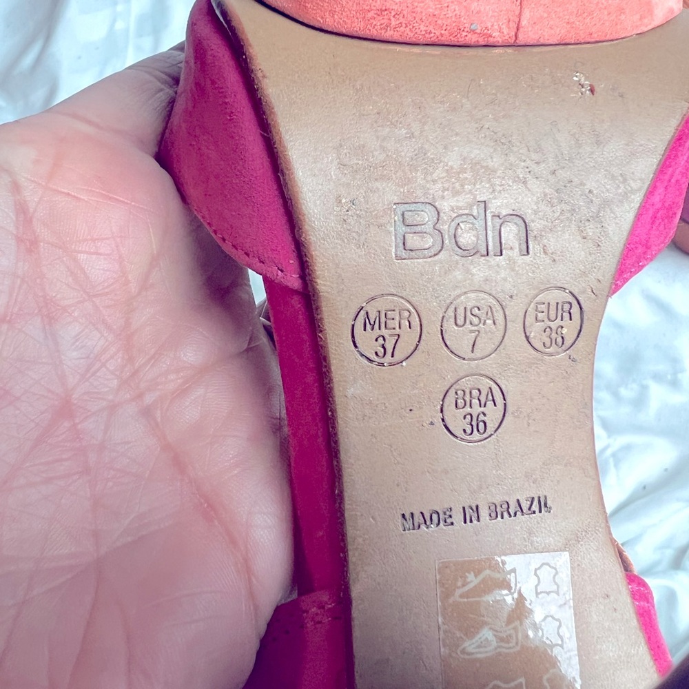 Biondini Summer Sandles - size 7 - 6inch heel - Picture 6 of 7